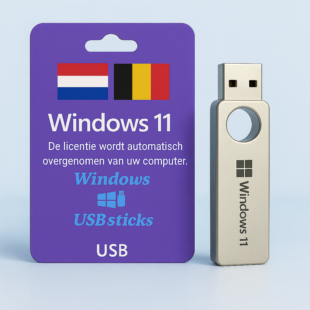Windows 11 USB Stick Kopen – Uw pc/laptoplicentie wordt automatisch overgenomen